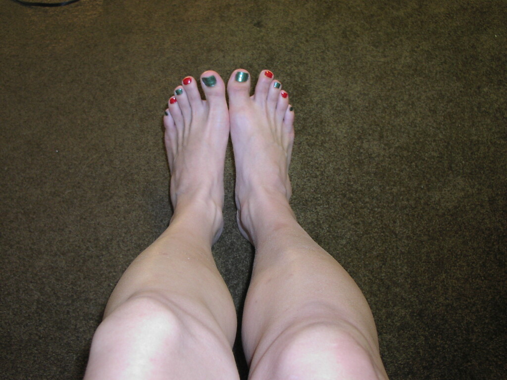 Showing my nails and legs