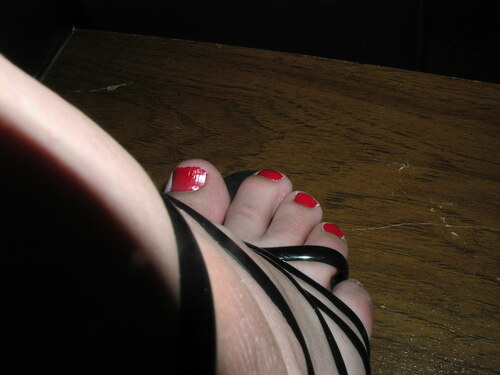 Closeup of toes