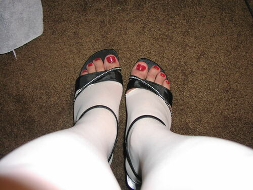 Lovely feet in heels